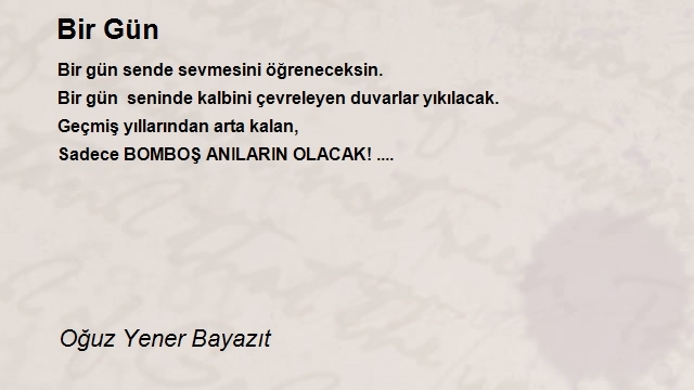 Oğuz Yener Bayazıt