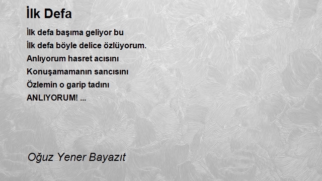 Oğuz Yener Bayazıt