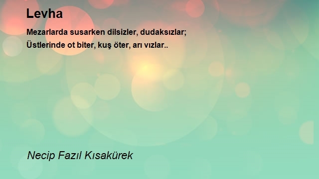 Necip Fazıl Kısakürek