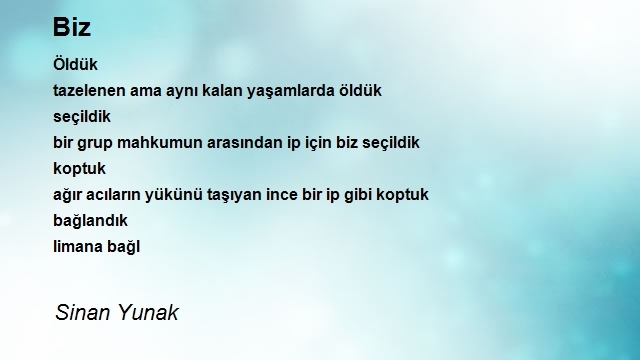 Sinan Yunak