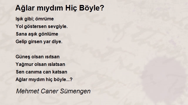 Mehmet Caner Sümengen