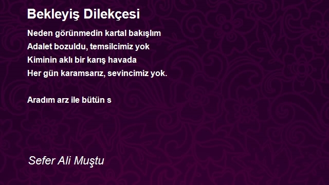 Sefer Ali Muştu