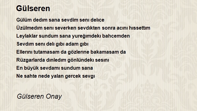 Gülseren Onay