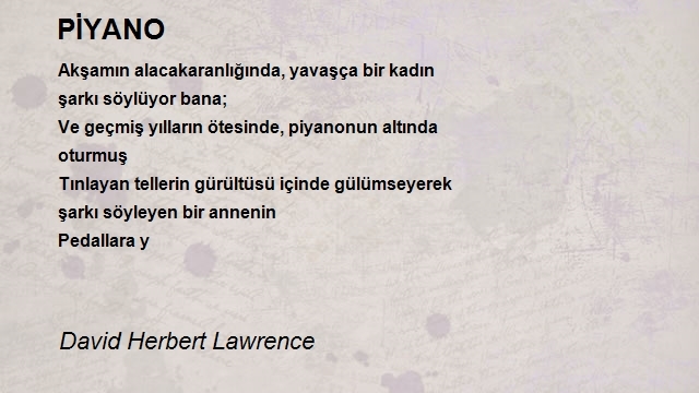 David Herbert Lawrence