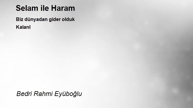 Bedri Rahmi Eyüboğlu