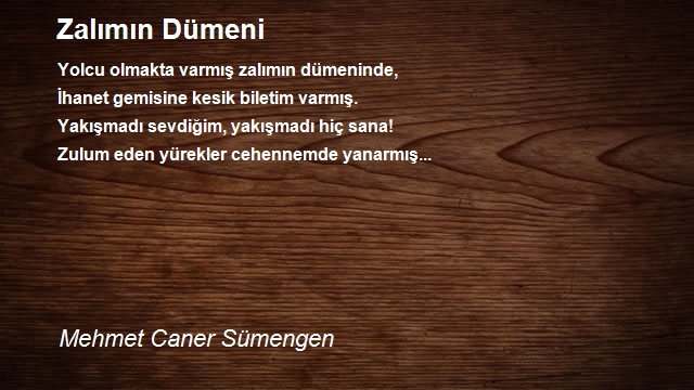 Mehmet Caner Sümengen