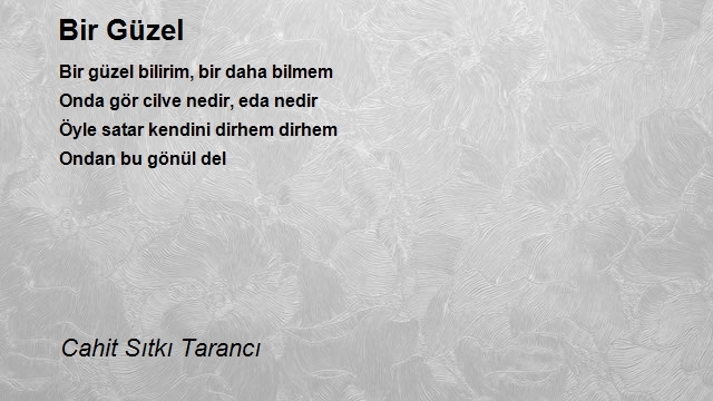 Cahit Sıtkı Tarancı