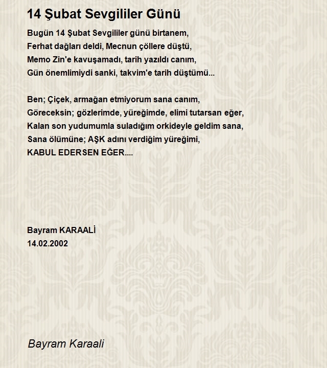 Bayram Karaali