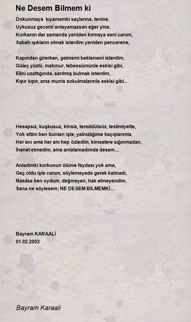 Bayram Karaali