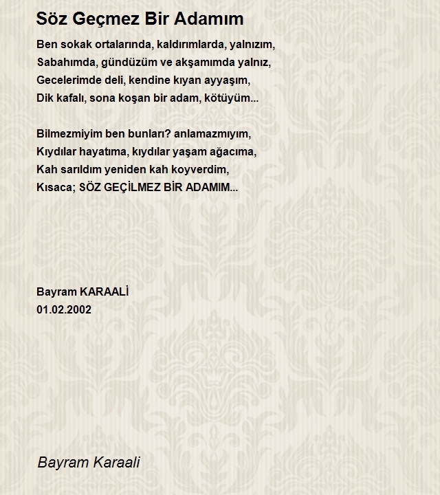 Bayram Karaali