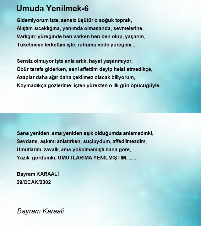 Bayram Karaali