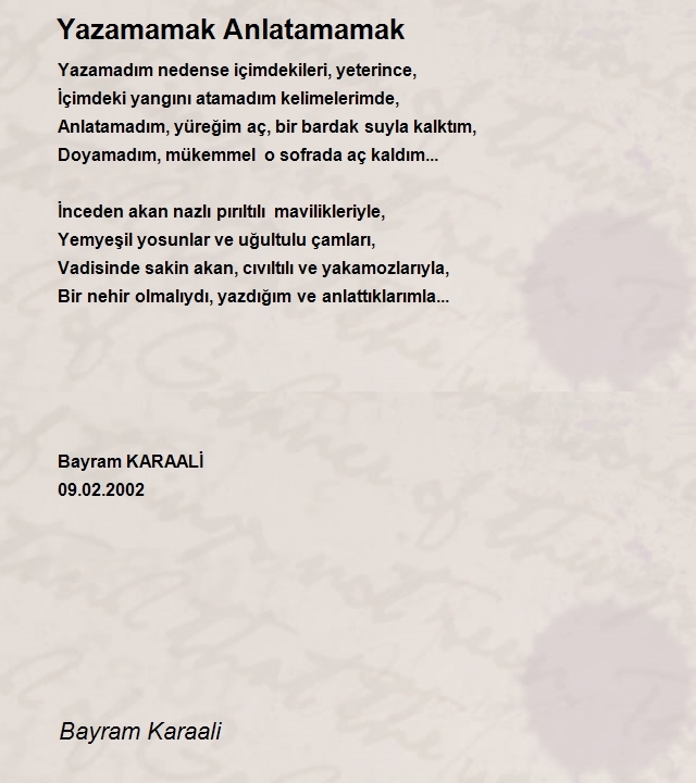 Bayram Karaali