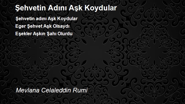 Mevlana Celaleddin Rumi