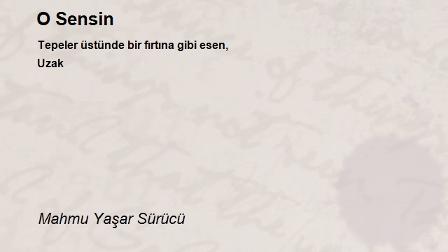 Mahmu Yaşar Sürücü