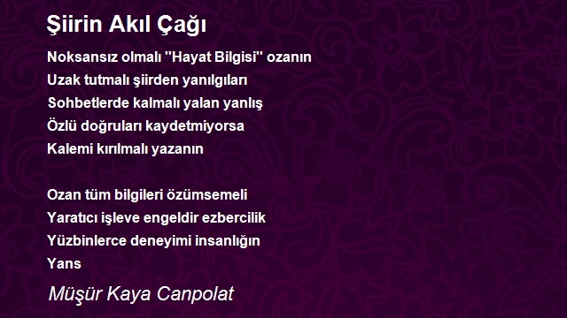 Müşür Kaya Canpolat