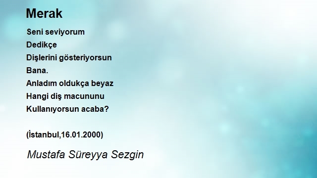 Mustafa Süreyya Sezgin