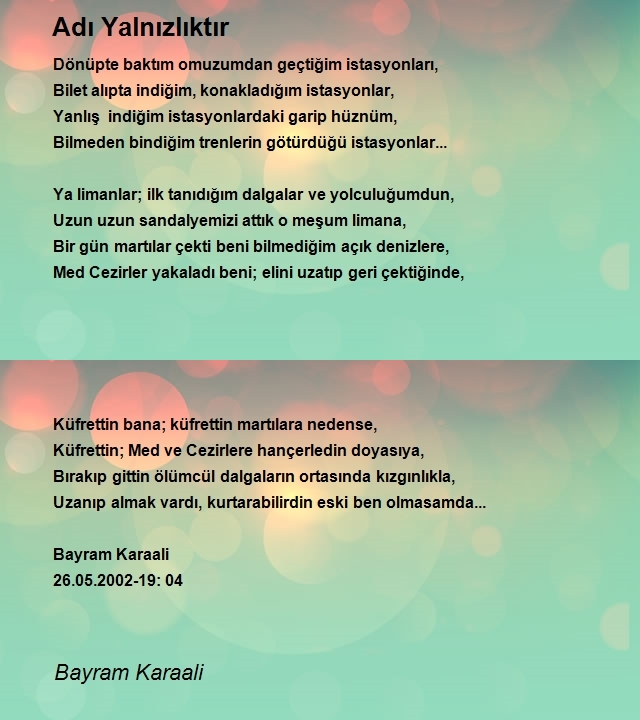 Bayram Karaali