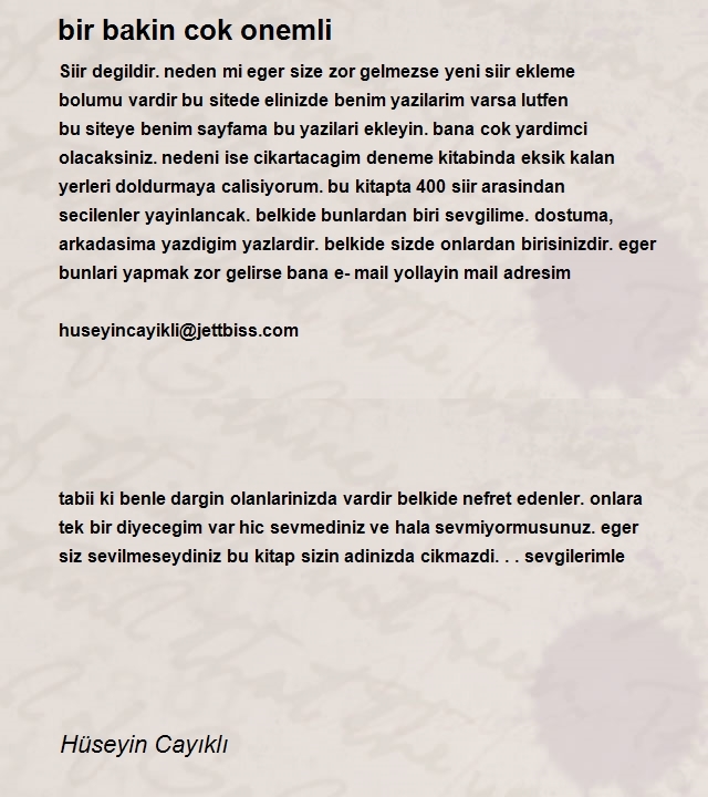 Hüseyin Cayıklı