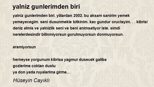 Hüseyin Cayıklı