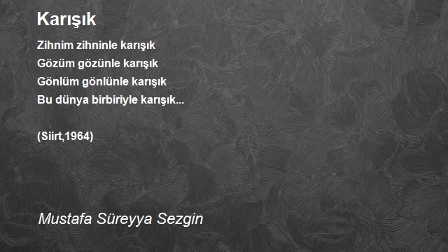 Mustafa Süreyya Sezgin