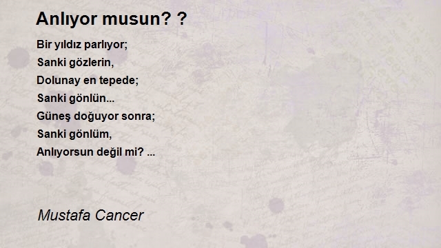 Mustafa Cancer