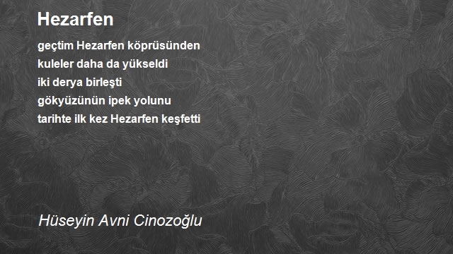 Hüseyin Avni Cinozoğlu