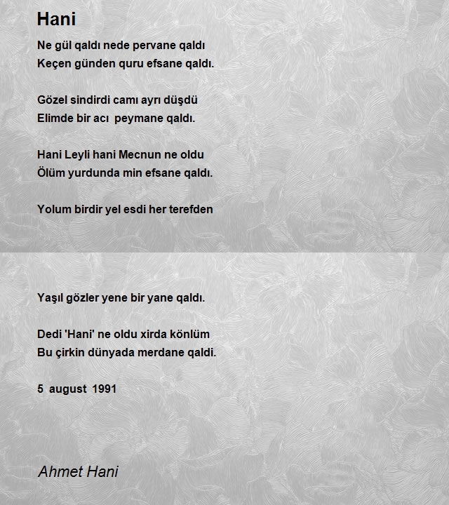 Ahmet Hani