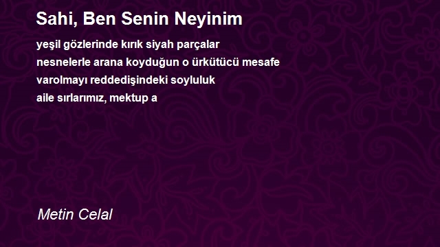 Metin Celal