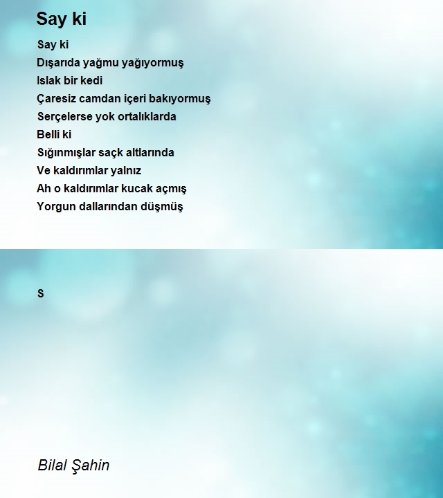 Bilal Şahin