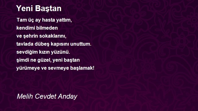 Melih Cevdet Anday