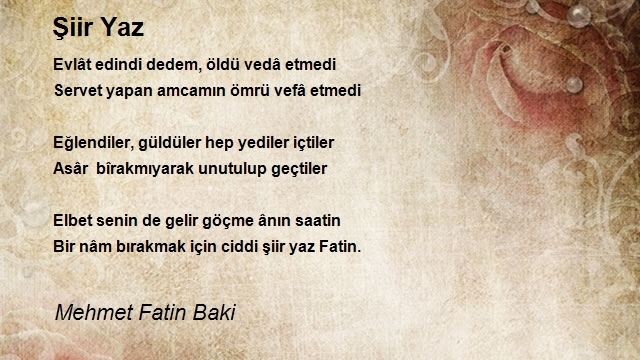 Mehmet Fatin Baki