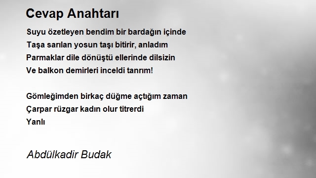 Abdülkadir Budak