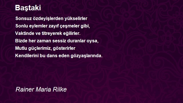 Rainer Maria Rilke