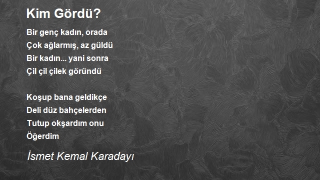 İsmet Kemal Karadayı