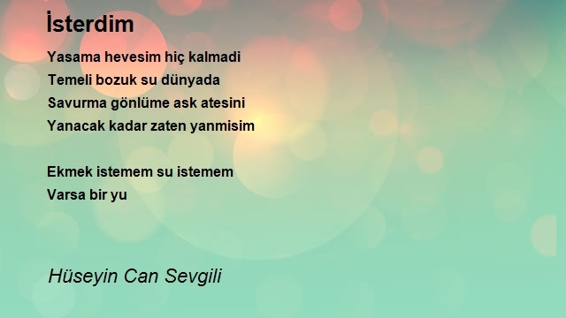 Hüseyin Can Sevgili