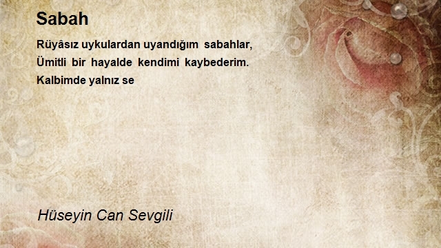 Hüseyin Can Sevgili