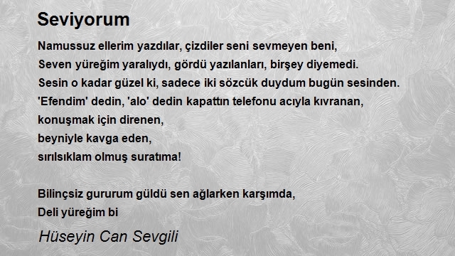 Hüseyin Can Sevgili