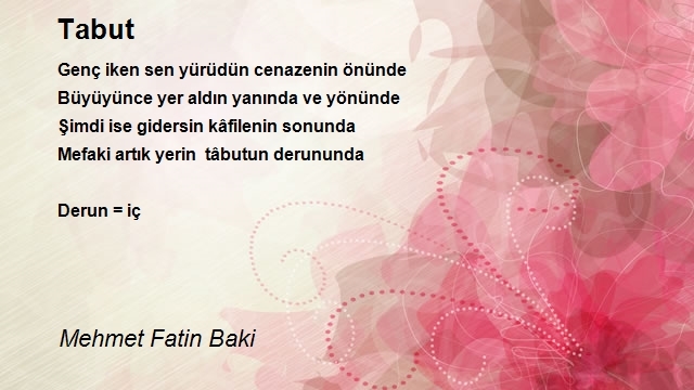 Mehmet Fatin Baki