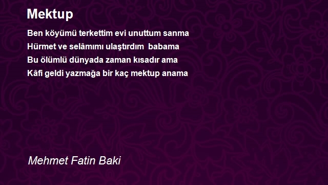 Mehmet Fatin Baki