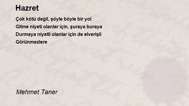 Mehmet Taner