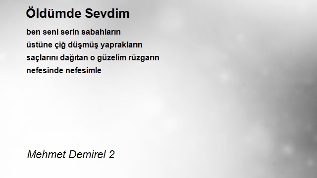 Mehmet Demirel 2