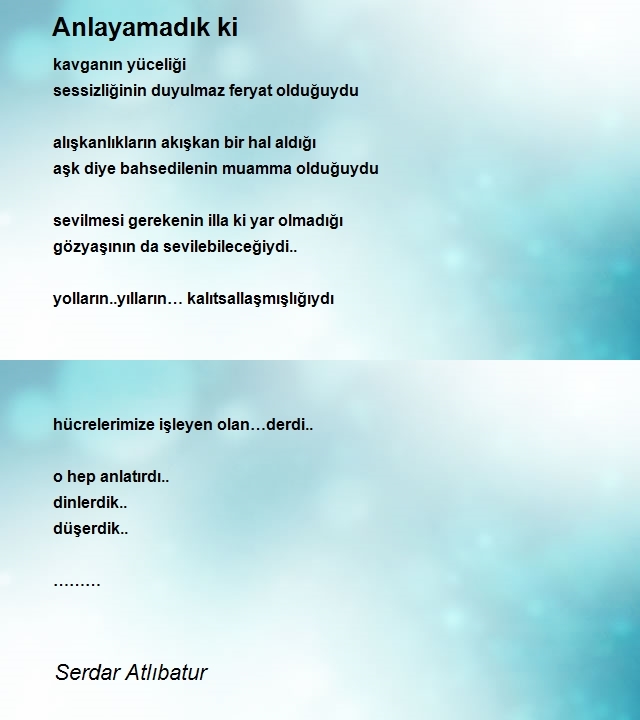 Serdar Atlıbatur