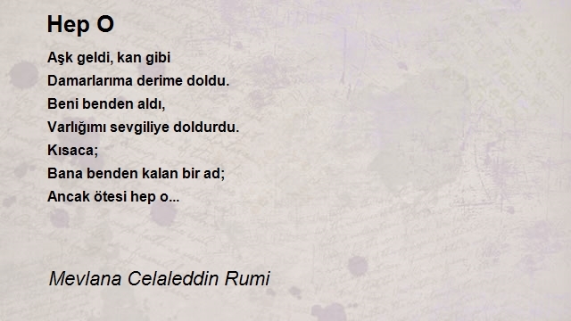 Mevlana Celaleddin Rumi