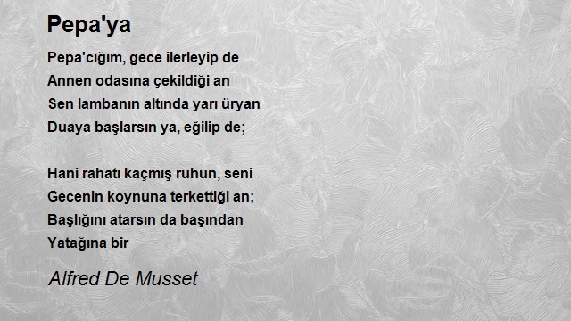 Alfred De Musset