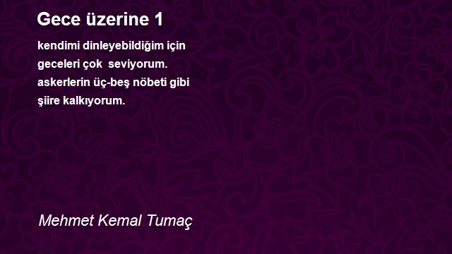 Mehmet Kemal Tumaç