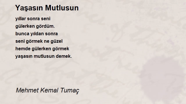 Mehmet Kemal Tumaç