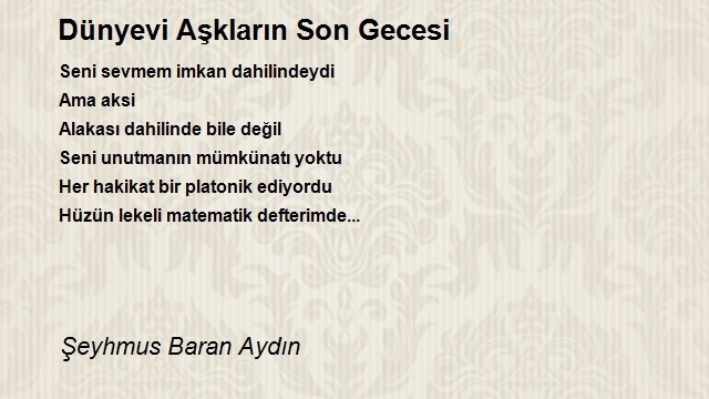 Şeyhmus Baran Aydın