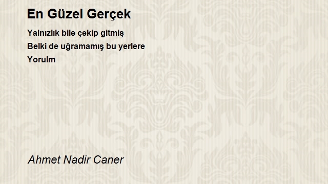 Ahmet Nadir Caner