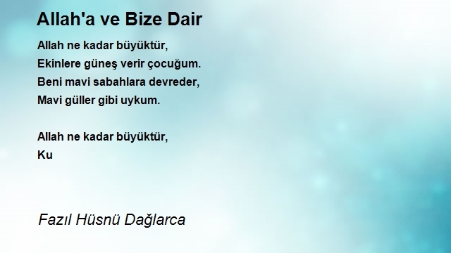 Fazıl Hüsnü Dağlarca