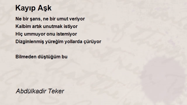 Abdülkadir Teker